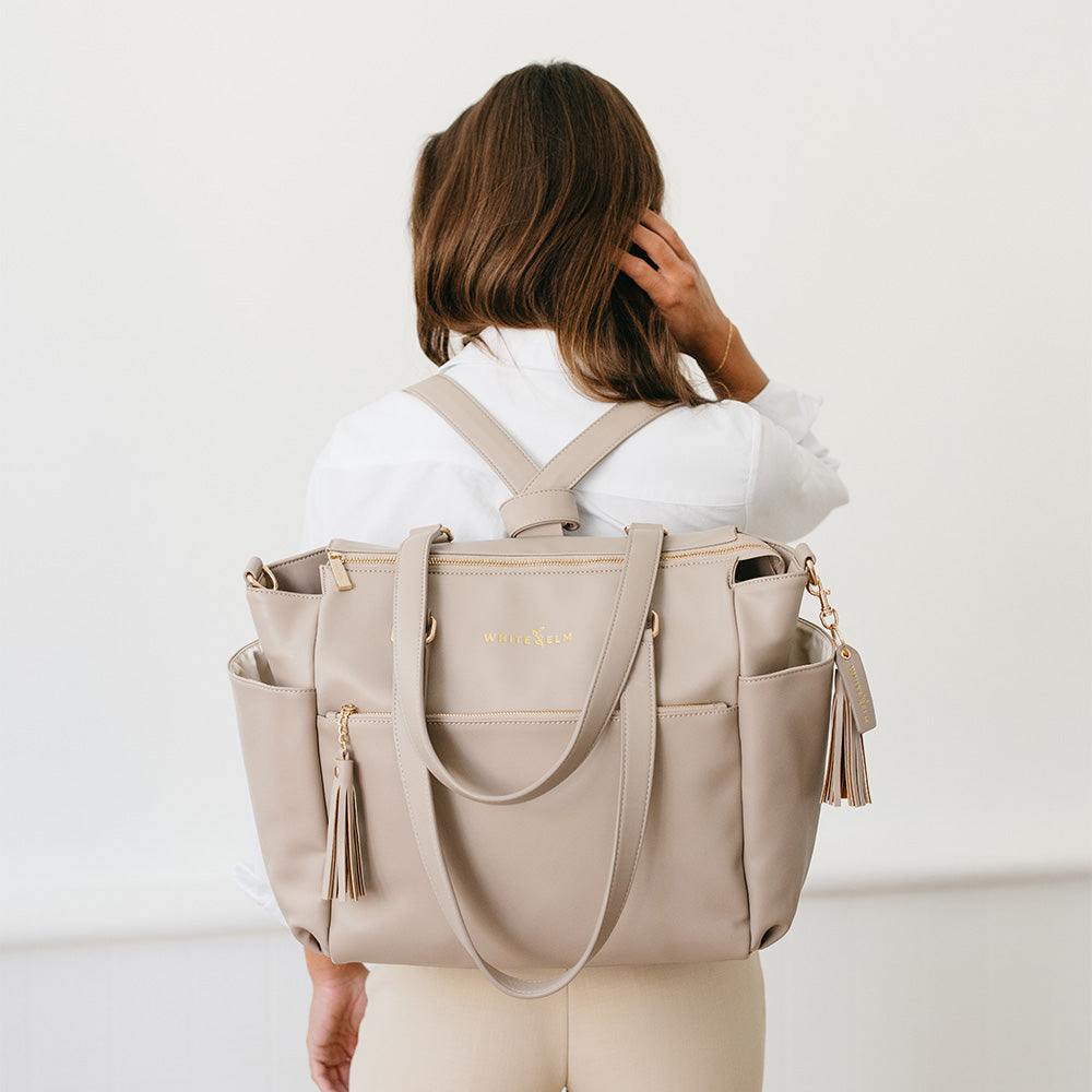 gemini convertible backpack by white elm