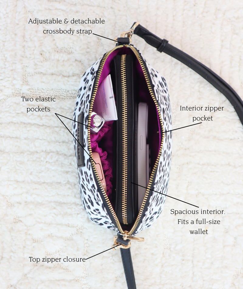 Rosette Crossbody - Caramel