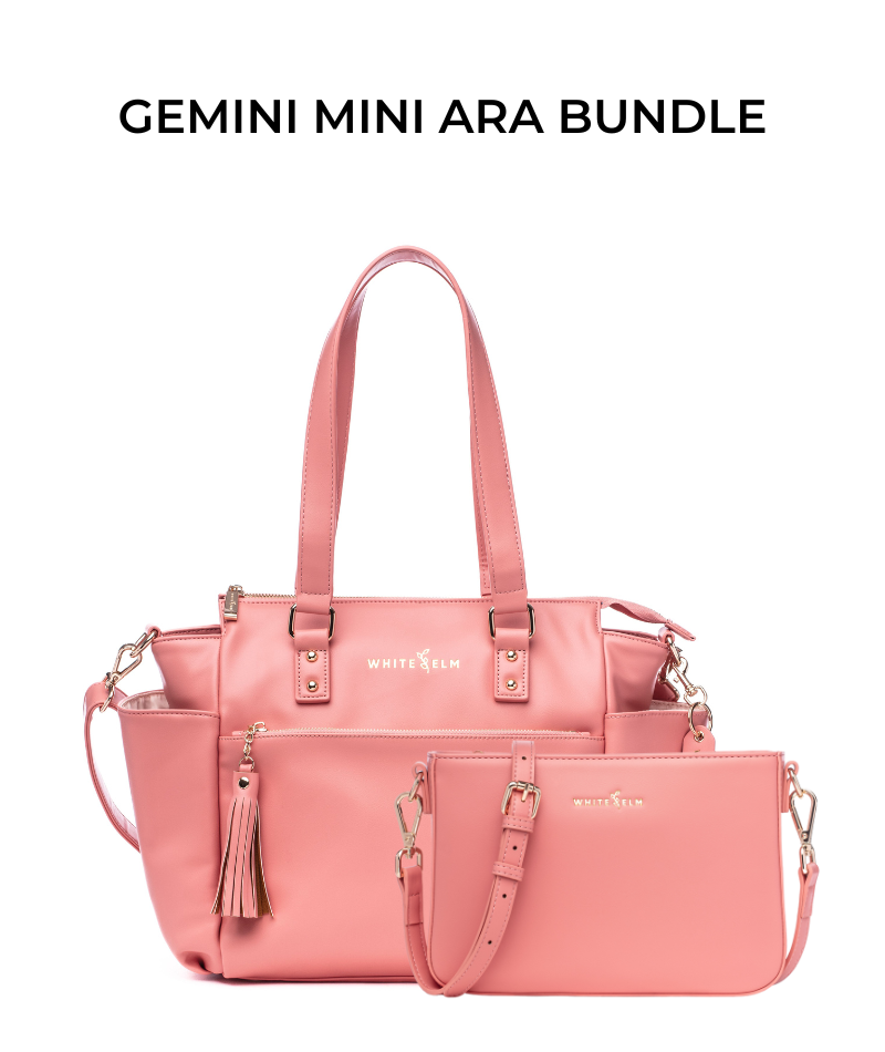 Gemini Mini Convertible Backpack - Coral