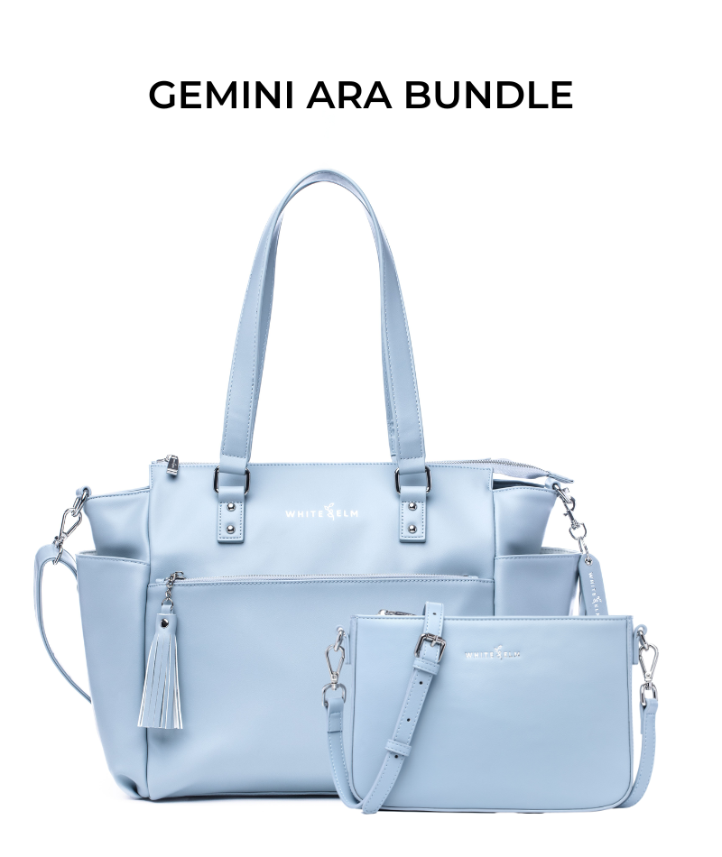 Gemini Convertible Backpack - Ice Blue
