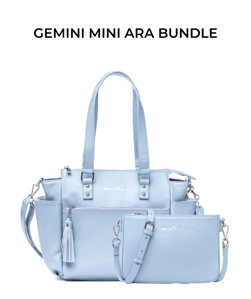 Gemini Mini Convertible Backpack - Ice Blue