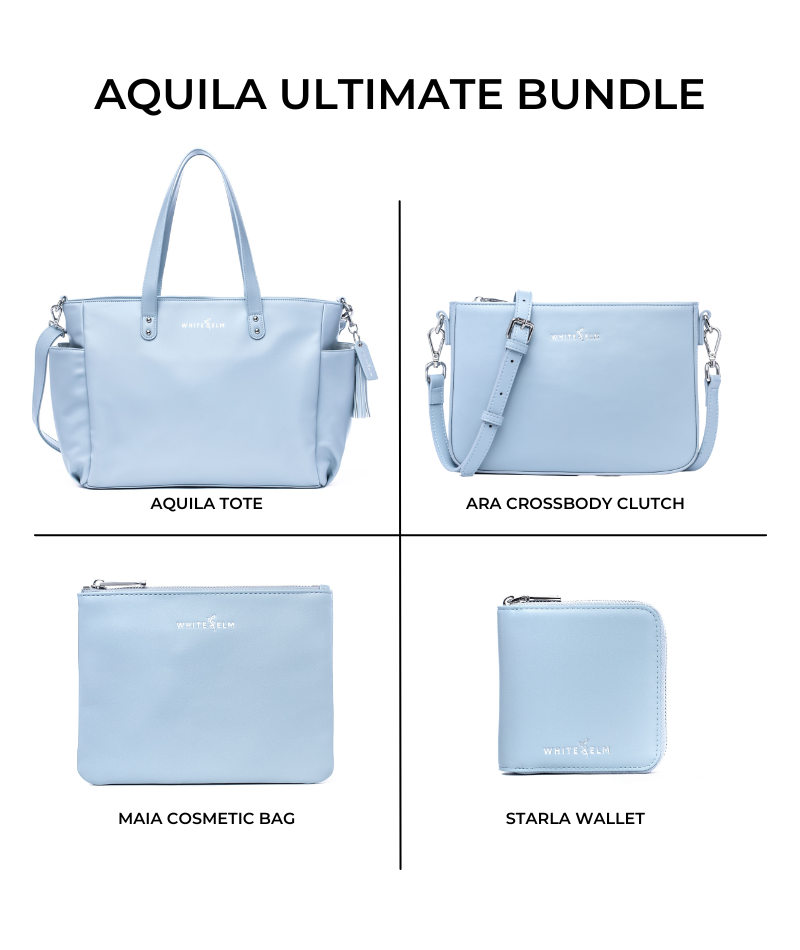 Aquila Tote Bag - Ice Blue