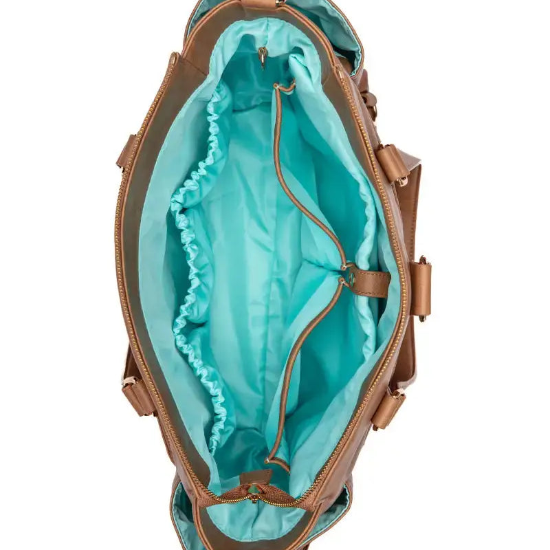 Almond Gemini Backpack Inside