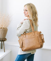 Gemini Mini Convertible Backpack - Almond - [OUTLET FINAL SALE]