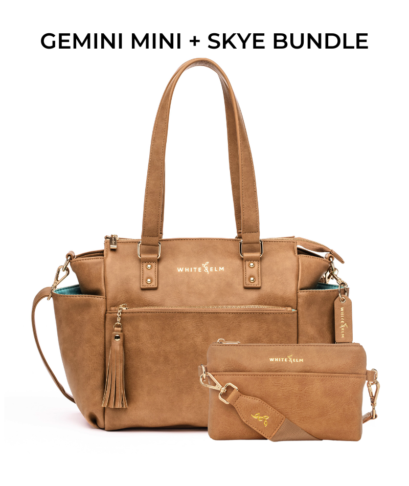 Gemini Mini Convertible Backpack - Almond