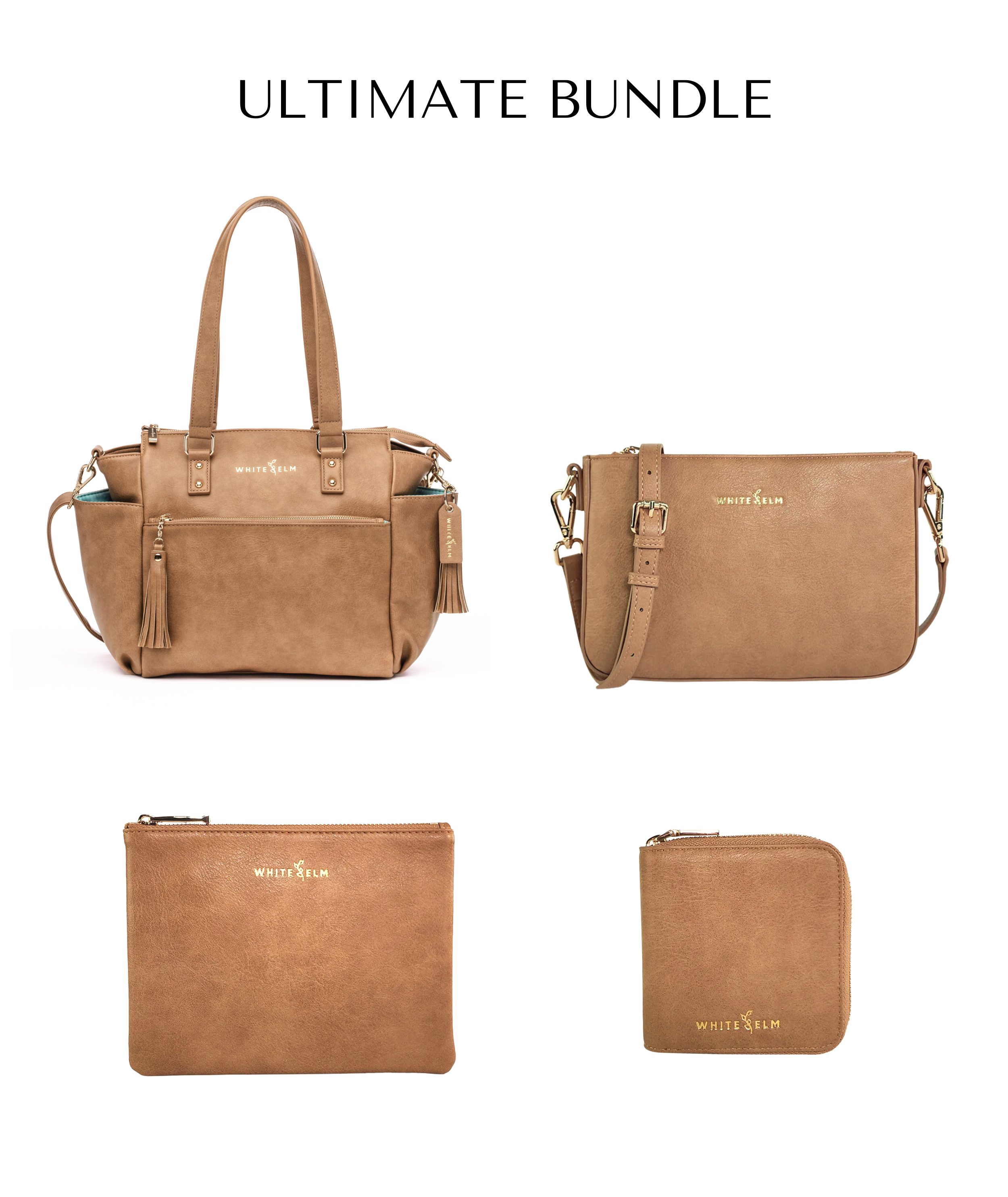 Gemini Mini Convertible Backpack - Almond | Chic Mini Bag by White Elm Gemini Mini Convertible Backpack - Almond | Chic Mini Bag by White Elm