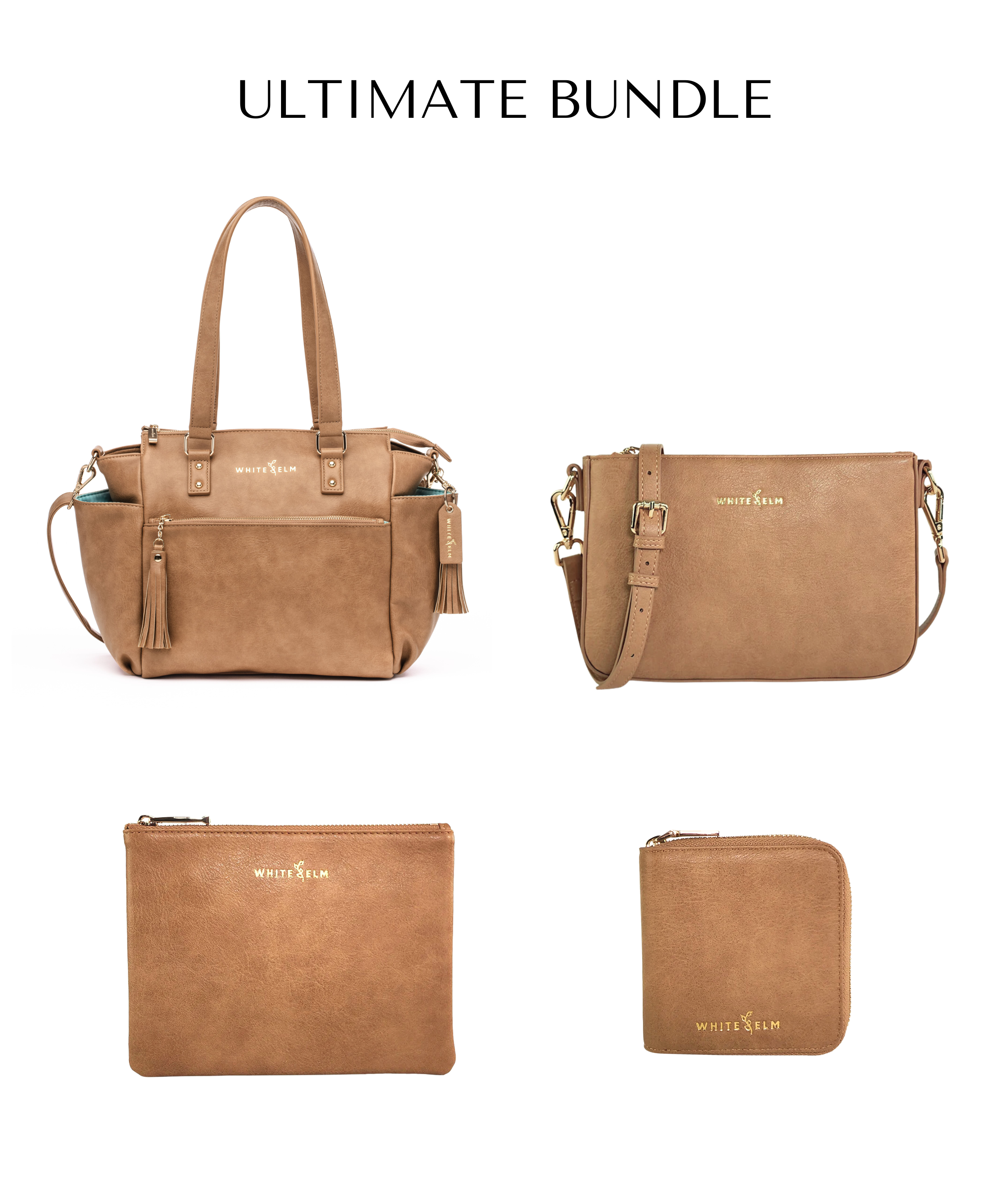 Gemini Mini Convertible Backpack - Almond