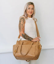 Gemini Convertible Backpack - Almond