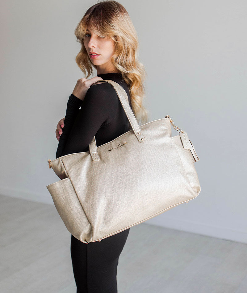 Aquila Tote Bag - Gold Sparkle - [OUTLET RETIRED FINAL SALE]