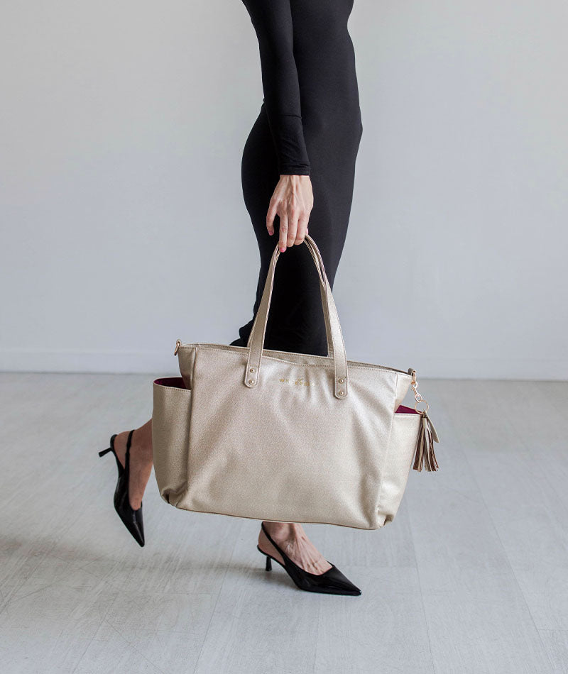 Aquila Tote Bag - Gold Sparkle - [OUTLET RETIRED FINAL SALE]