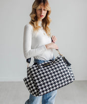 Aquila Tote Bag - Houndstooth