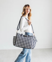 Aquila Tote Bag - Houndstooth