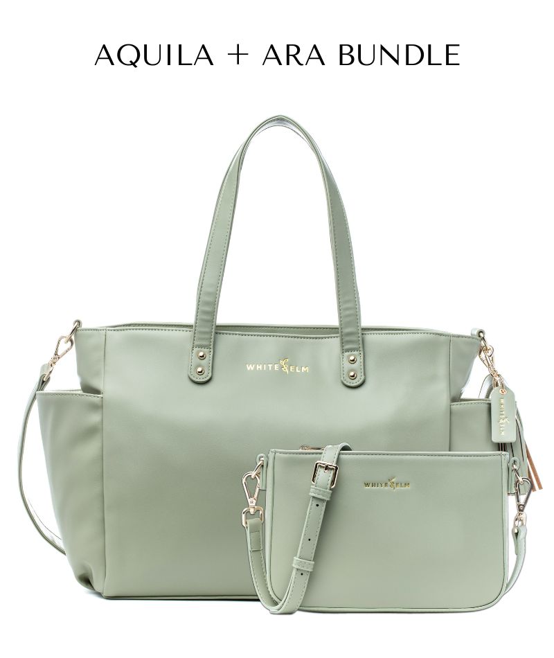 Aquila Tote Bag - Sage Green