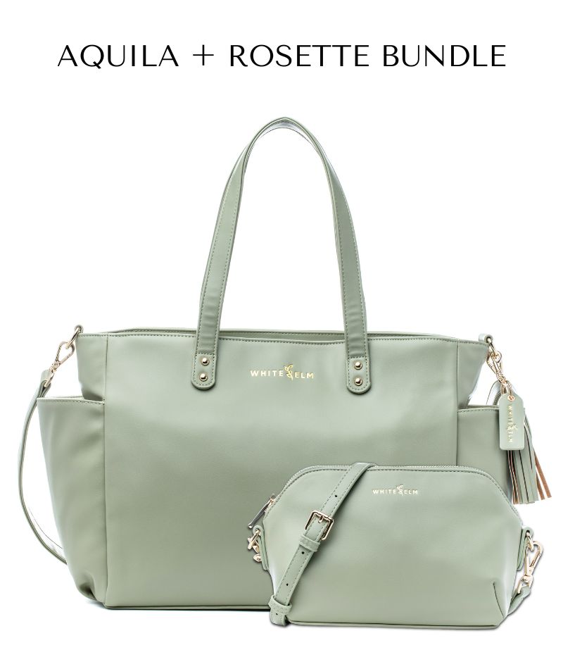 Aquila Tote Bag - Sage Green