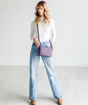 Ara Convertible Crossbody Clutch - Plum