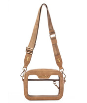 Bexley Clear Crossbody Bag - Almond