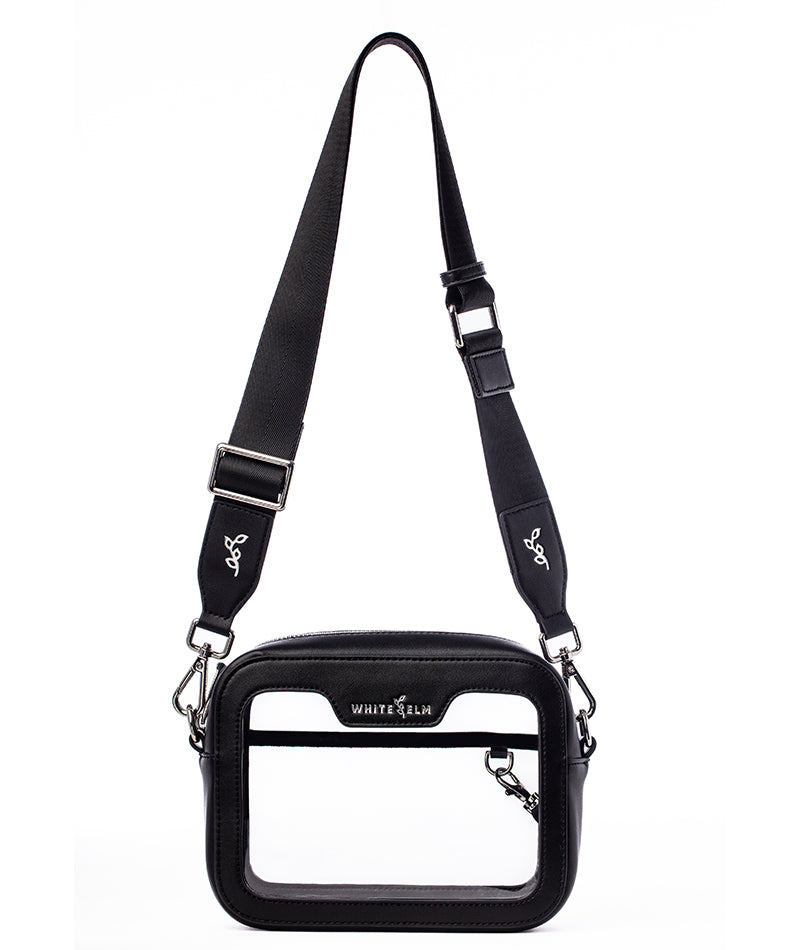 Bexley Clear Crossbody Bag - Black