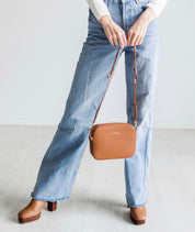 Bexley Solid Crossbody Bag - Caramel