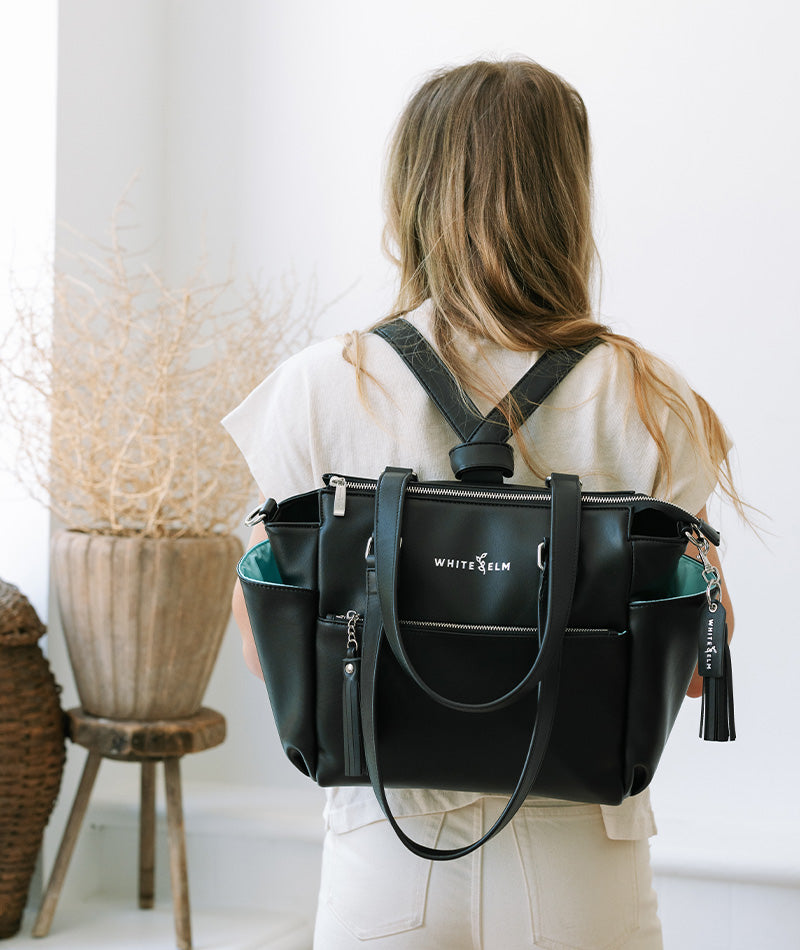 Gemini Mini Convertible Backpack in Black | Great for Work or Travel ...