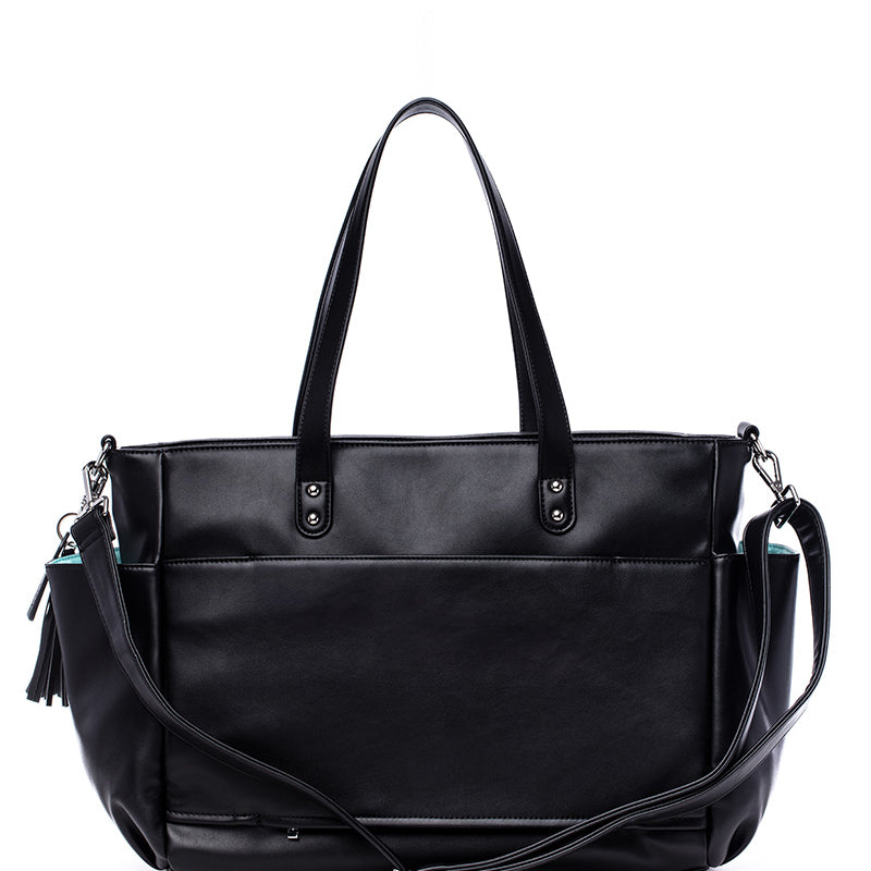 BlackAquilaAquaSilverToteBagBack.jpg