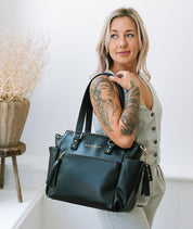 Gemini Mini Convertible Backpack - Black