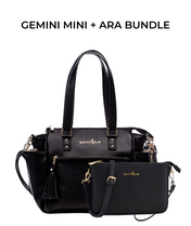 Gemini Mini Convertible Backpack - Black