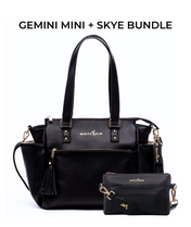 Gemini Mini Convertible Backpack - Black