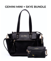 Gemini Mini Convertible Backpack - Black