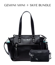 Gemini Mini Convertible Backpack - Black