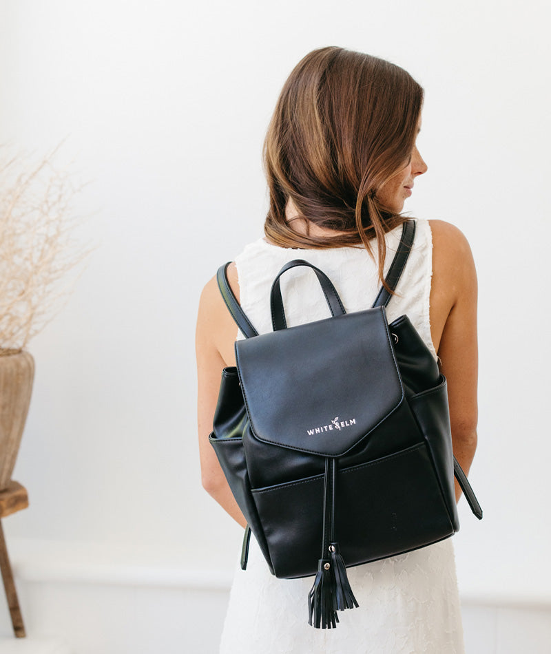 Leather Drawstring Backpack | DASHAN – Eiken Shop
