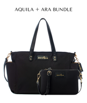 Aquila Tote Bag - Black Nylon