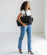 Aquila Tote Bag - Black Nylon