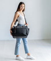 Gemini Convertible Backpack - Black Nylon