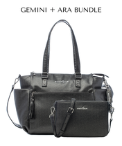 Gemini Convertible Backpack - Black Sparkle