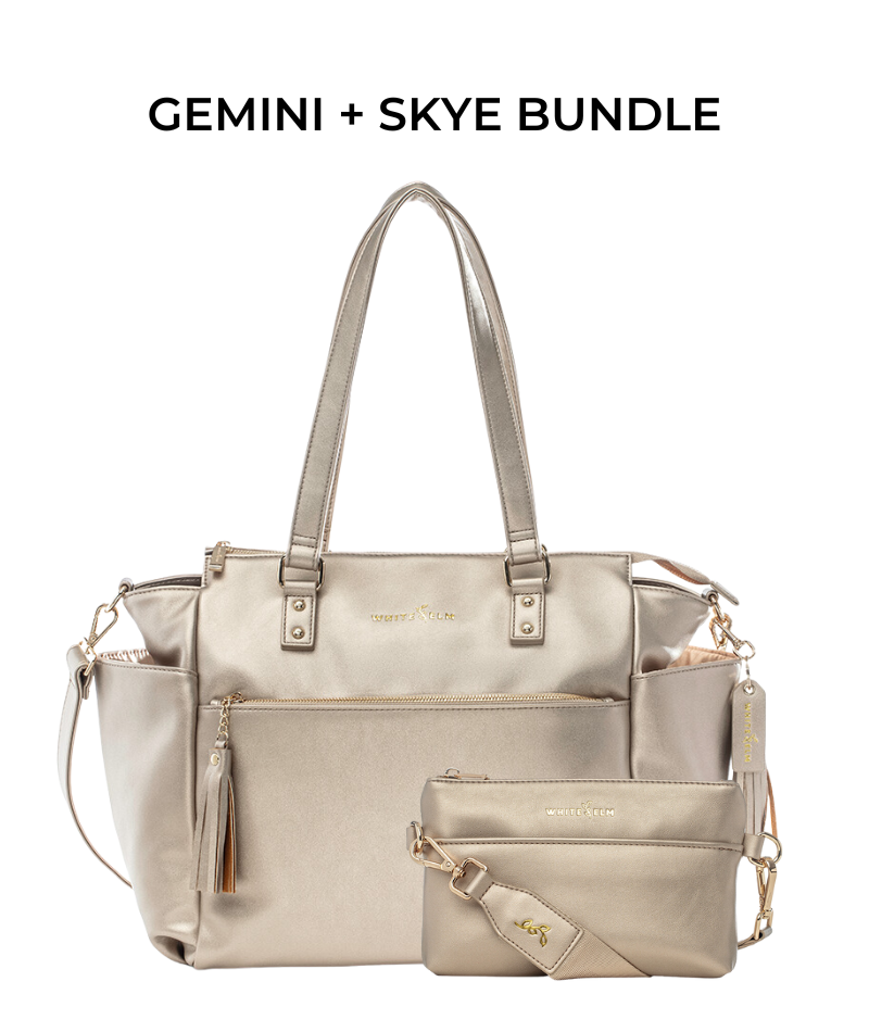 Gemini Convertible Backpack - Champagne