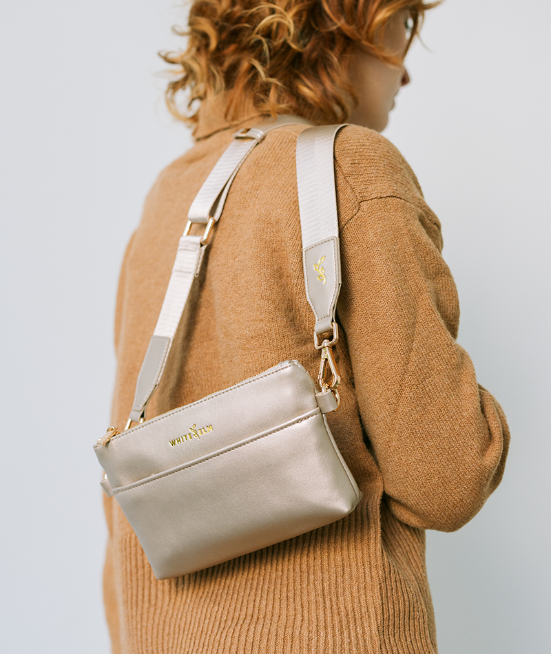 White colour sling bag sale