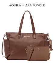 Aquila Tote Bag - Coffee Brown