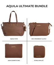 Aquila Tote Bag - Coffee Brown