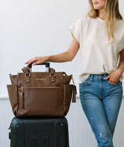Gemini Convertible Backpack - Coffee Brown