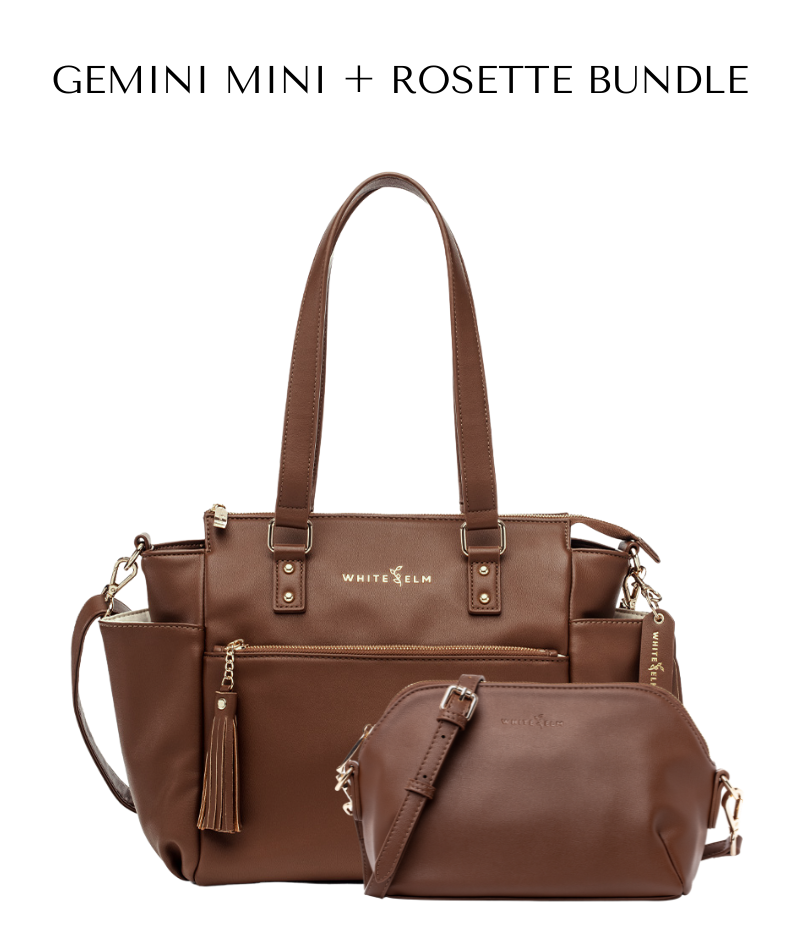 Mochila Gemini Mini Convertible - Café Marrón 