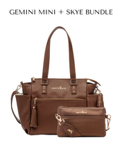 Gemini Mini Convertible Backpack - Coffee Brown