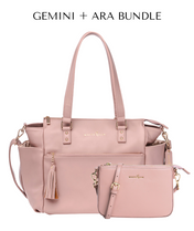 Gemini Convertible Backpack - Dusty Rose