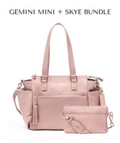 Mochila Gemini Mini Convertible - Dusty Rose 