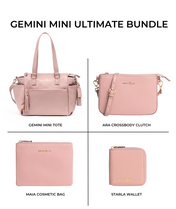 Gemini Mini Convertible Backpack - Dusty Rose