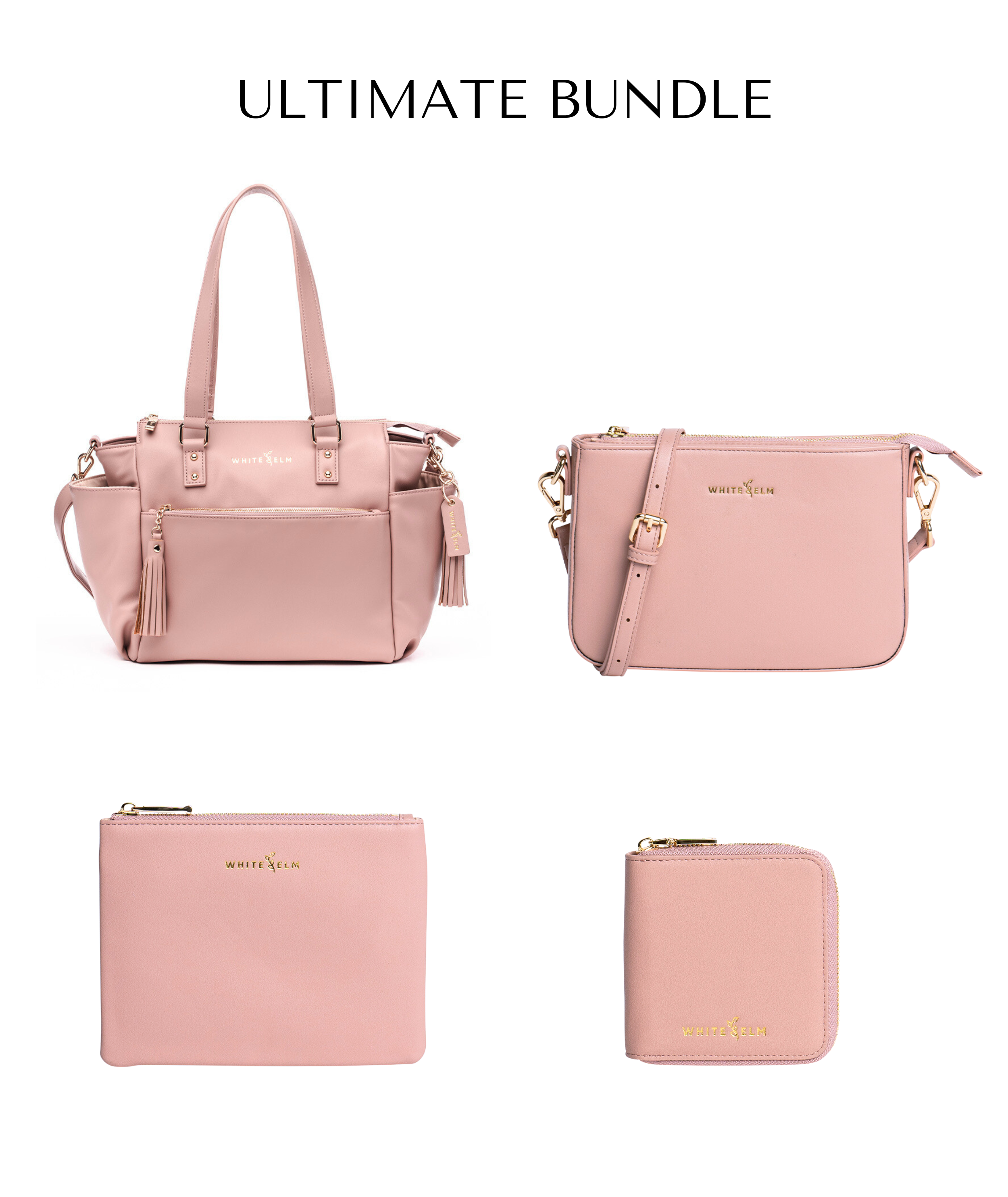 Gemini Mini Convertible Backpack - Dusty Rose