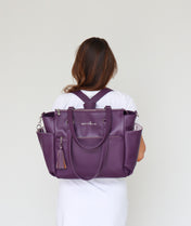 Gemini Convertible Backpack - Plum