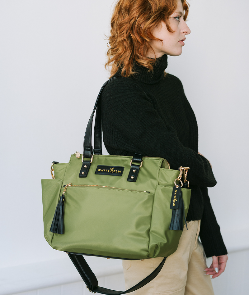 Gemini Mini Convertible Backpack - Green Nylon