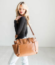 Gemini Mini Convertible Backpack - Caramel