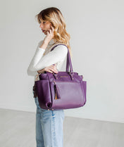 Gemini Mini Convertible Backpack - Plum