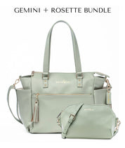 Gemini Convertible Backpack - Sage Green